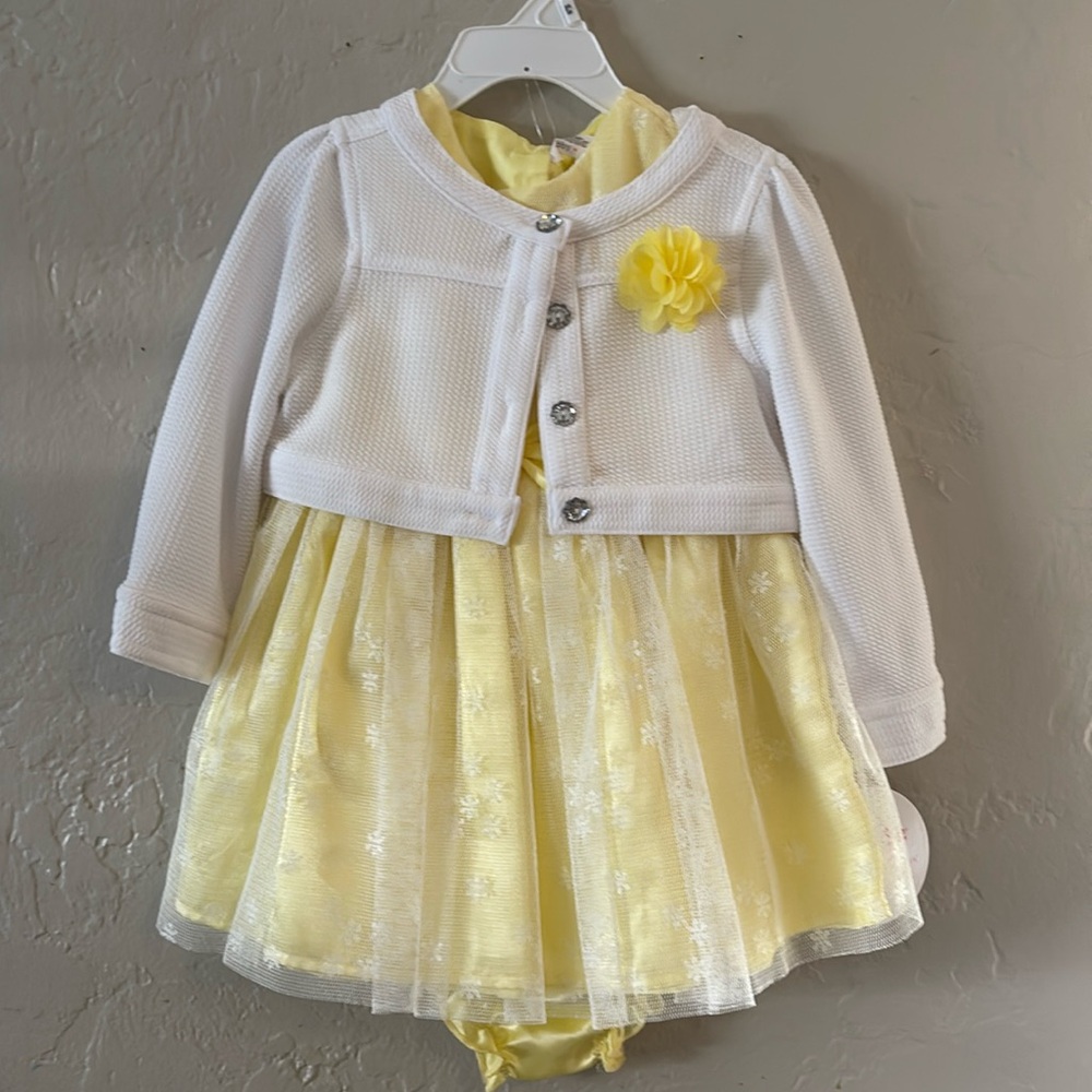 Toddler Girls Yellow Dresss